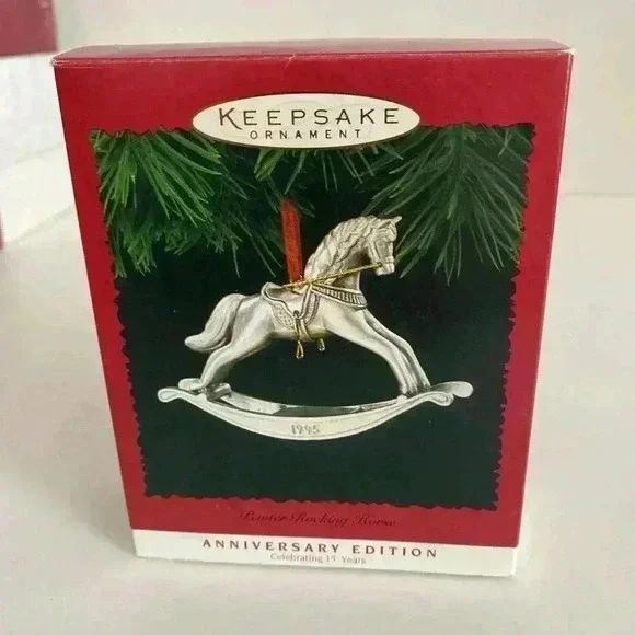 Hallmark Keepsake Ornament Rocking Horse - Picture 2 of 15